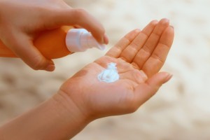 Female,Hands,With,Sun,Protection,Cream,Skin,Care,Concept.,Sunscreen